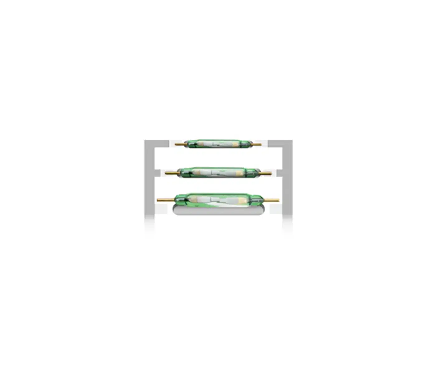 SMD reed switch di PIC: S-series. Contatto reed SMD per l’assemblaggio automatico in PCB